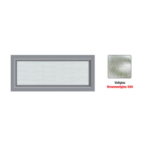 Oberlicht für Aluminium Haustüren · Farbe: Grau · Serie A600 S2 & A600-3D-S2