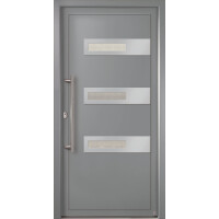 Kunststoff Haustür · Modell KL767S2 · Farben: Weiß, Grau, Anthrazit, Golden Oak oder Mahagoni (Braun) · Maßanfertigung cm genau · nach innen & außen öffnend wählbar · inklusive hochwertigem Griffset aus Edelstahl · Serie KL700S2