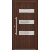 Kunststoff Haustür · Modell KL767S2 · Farben: Weiß, Grau, Anthrazit, Golden Oak oder Mahagoni (Braun) · Maßanfertigung cm genau · nach innen & außen öffnend wählbar · inklusive hochwertigem Griffset aus Edelstahl · Serie KL700S2