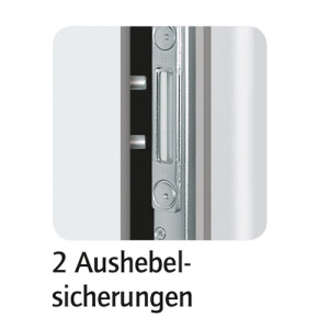 Aluminium-Haustür · Hochwertig · Sicher & Energiesparend · Modell: A629-3D-S2 · Farbe: Grau RAL 7001 · Maßanfertigung cm genau · inklusive hochwertigem Griffset· Serie: A600-3D-S2