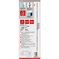 Gealan Kunststoff Nebeneingangstür · Kellertür · Garagentür · Modell G7408R (ohne Glas) · Füllung genutet · Farbe: weiß · Maßanfertigung cm genau · nach innen & außen öffnend wählbar · inkl. Zubehörset · Serie G74R