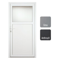 Gealan Kunststoff-Aluminium Nebeneingangstür · Kellertür · Garagentür · Modell GA7401S2-3 · 3-Fach Glas · 40 mm Aluminium Füllung · Farben: Weiß, Grau, Anthrazit · Maßanfertigung cm genau · nach innen & außen öffnend · inkl. Zubehörset · Serie GA74S2-3