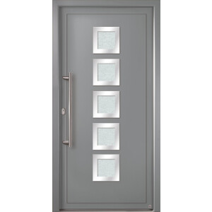 Gealan Kunststoff-Aluminium Haustür · GA7436S2-3 · 3-Fach Glas · 40 mm Aluminium Füllung · Farben: Weiß, Grau, Anthrazit · Maßanfertigung cm genau · nach innen & außen öffnend · inklusive hochwertigem Griffset aus Edelstahl · Serie GA74S2-3