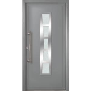 Gealan Kunststoff-Aluminium Haustür · GA7440S2-3 · 3-Fach Glas · 40 mm Aluminium Füllung · Farben: Weiß, Grau, Anthrazit · Maßanfertigung cm genau · nach innen & außen öffnend · inklusive hochwertigem Griffset aus Edelstahl · Serie GA74S2-3