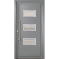 Gealan Kunststoff-Aluminium Haustür · GA7468S2-3 · 3-Fach Glas · 40 mm Aluminium Füllung · Farben: Weiß, Grau, Anthrazit · Maßanfertigung cm genau · nach innen & außen öffnend · inklusive hochwertigem Griffset aus Edelstahl · Serie GA74S2-3