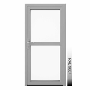 Aluhaus AHS75 Premium Aluminium Vollglas Haustür · Ladentür · Garagentür · Modell AHS75-71 (2 x Glas) · VSG-Glas · Große Farbauswahl · Maßanfertigung cm genau · nach innen & außen öffnend ·  Serie AHS 75