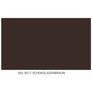 Innenfarbe: Schokoladenbraun RAL 8017