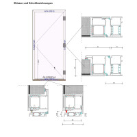 Aluhaus ELITE 75-30 Aluminium Haustür · Modell Greta · VSG-Glas · Flächenbündig & Flügelüberdeckend  · Große Farbauswahl · Maßanfertigung cm genau · nach innen & außen öffnend ·  Serie: Elite Comfort 75