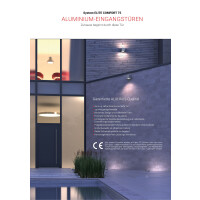 Aluhaus ELITE 75-30 Aluminium Haustür · Modell Greta · VSG-Glas · Flächenbündig & Flügelüberdeckend  · Große Farbauswahl · Maßanfertigung cm genau · nach innen & außen öffnend ·  Serie: Elite Comfort 75