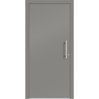 Aluhaus ELITE 75-30 Aluminium Haustür · Modell Flat · Schlicht · Glatt - Flächenbündig & Flügelüberdeckend  · Große Farbauswahl · Maßanfertigung cm genau · nach innen & außen öffnend ·  Serie: Elite Comfort 7