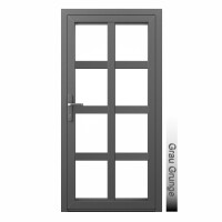 Aluhaus AHS75 Premium Aluminium Vollglas Haustür · Ladentür · Garagentür · Modell AHS75-63 (8 x Glas)· VSG-Glas · Große Farbauswahl · Maßanfertigung cm genau · nach innen & außen öffnend ·  Serie AHS 75