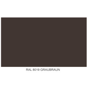 Außenfarbe: Graubraun RAL 8019