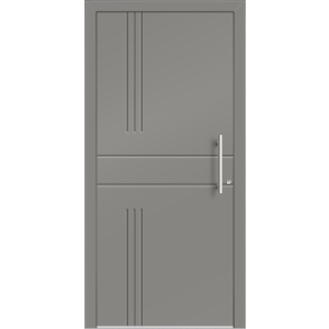 Aluhaus ELITE 75/90-50 Premium Aluminium Haustür · Modell Argea · Individuelles Design · Lisenentür · Flächenbündig & Flügelüberdeckend  · Große Farbauswahl · Maßanfertigung cm genau · nach innen & außen öffnend ·  Serie: Elite Comfort 75 Save 75/90