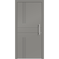 Aluhaus ELITE 75/90-50 Premium Aluminium Haustür · Modell Argea · Individuelles Design · Lisenentür · Flächenbündig & Flügelüberdeckend  · Große Farbauswahl · Maßanfertigung cm genau · nach innen & außen öffnend ·  Serie: Elite Comfort 75 Save 75/90