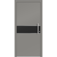 Aluhaus ELITE 75/90-50 Premium Aluminium Haustür · Modell Heron · Schlicht · Kassettentür · Lisenentür - Flächenbündig & Flügelüberdeckend  · Große Farbauswahl · Maßanfertigung cm genau · nach innen & außen öffnend ·  Serie: Elite Comfort 75 Save 75/90