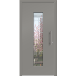 Aluhaus ELITE 75/90-50 Premium Aluminium Haustür · Modell Raisa · Im Design einer Fahrstuhltür - Flächenbündig & Flügelüberdeckend  · Große Farbauswahl · Maßanfertigung cm genau · nach innen & außen öffnend ·  Serie: Elite Comfort 75 Save 75/90