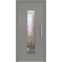 Aluhaus ELITE 75/90-50 Premium Aluminium Haustür · Modell Raisa · Im Design einer Fahrstuhltür - Flächenbündig & Flügelüberdeckend  · Große Farbauswahl · Maßanfertigung cm genau · nach innen & außen öffnend ·  Serie: Elite Comfort 75 Save 75/90