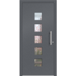 Aluhaus ELITE 75/90-50 Premium Aluminium Haustür · Modell Sotera · Klassisch · Zeitlos - Flächenbündig & Flügelüberdeckend  · Große Farbauswahl · Maßanfertigung cm genau · nach innen & außen öffnend ·  Serie: Elite Comfort 75 Save 75/90