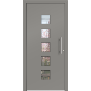 Aluhaus ELITE 75/90-50 Premium Aluminium Haustür · Modell Sotera · Klassisch · Zeitlos - Flächenbündig & Flügelüberdeckend  · Große Farbauswahl · Maßanfertigung cm genau · nach innen & außen öffnend ·  Serie: Elite Comfort 75 Save 75/90