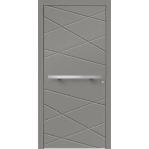 Aluhaus ELITE 75/90-50 Premium Aluminium Haustür · Modell Talus · Exclusive 3D-Fräsungen · Ohne Glas - Flächenbündig & Flügelüberdeckend  · Große Farbauswahl · Maßanfertigung cm genau · nach innen & außen öffnend ·  Serie: Elite Comfort 75 Save 75/90