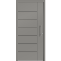 Aluhaus ELITE 75/90-50 Premium Aluminium Haustür · Modell Terentius  · Ohne Glas · Lisenentür - Flächenbündig & Flügelüberdeckend  · Große Farbauswahl · Maßanfertigung cm genau · nach innen & außen öffnend ·  Serie: Elite Comfort 75 Save 75/90