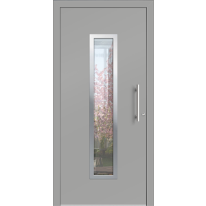 Aluhaus ELITE 75/90-50 Premium Aluminium Haustür · Modell Titus · Im Design einer Fahrstuhltür - Flächenbündig & Flügelüberdeckend  · Große Farbauswahl · Maßanfertigung cm genau · nach innen & außen öffnend ·  Serie: Elite Comfort 75 Save 75/90