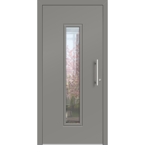 Aluhaus ELITE 75/90-50 Premium Aluminium Haustür · Modell Titus · Im Design einer Fahrstuhltür - Flächenbündig & Flügelüberdeckend  · Große Farbauswahl · Maßanfertigung cm genau · nach innen & außen öffnend ·  Serie: Elite Comfort 75 Save 75/90