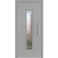 Aluhaus ELITE 75/90-50 Premium Aluminium Haustür · Modell Titus · Im Design einer Fahrstuhltür - Flächenbündig & Flügelüberdeckend  · Große Farbauswahl · Maßanfertigung cm genau · nach innen & außen öffnend ·  Serie: Elite Comfort 75 Save 75/90