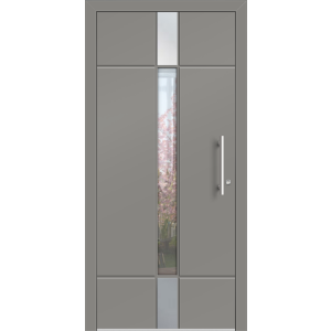 Aluhaus ELITE 75/90-50 Premium Aluminium Haustür · Modell August - Modern · Zeitlos · Flächenbündig & Flügelüberdeckend  · Große Farbauswahl · Maßanfertigung cm genau · nach innen & außen öffnend ·  Serie: Elite Comfort 75 Save 75/90