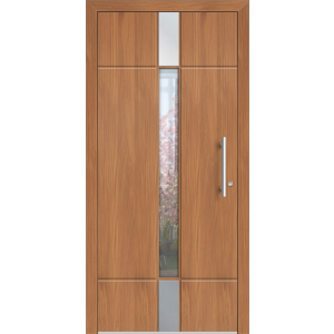 Aluhaus ELITE 75/90-50 Premium Aluminium Haustür · Modell August - Modern · Zeitlos · Flächenbündig & Flügelüberdeckend  · Große Farbauswahl · Maßanfertigung cm genau · nach innen & außen öffnend ·  Serie: Elite Comfort 75 Save 75/90