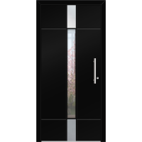 Aluhaus ELITE 75/90-50 Premium Aluminium Haustür · Modell August - Modern · Zeitlos · Flächenbündig & Flügelüberdeckend  · Große Farbauswahl · Maßanfertigung cm genau · nach innen & außen öffnend ·  Serie: Elite Comfort 75 Save 75/90