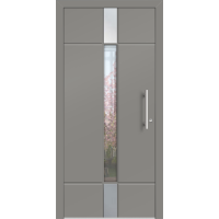 Aluhaus ELITE 75/90-50 Premium Aluminium Haustür · Modell August - Modern · Zeitlos · Flächenbündig & Flügelüberdeckend  · Große Farbauswahl · Maßanfertigung cm genau · nach innen & außen öffnend ·  Serie: Elite Comfort 75 Save 75/90