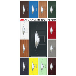 Aluhaus ELITE 75/90-50 Premium Aluminium Haustür...